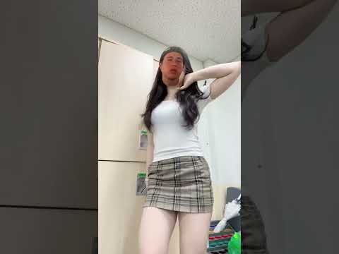 교복치마에 흰티 #dance #tiktok #학생
