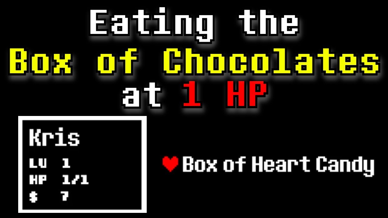 What happens if you eat the Box of Chocolates at 1 HP? YouTube