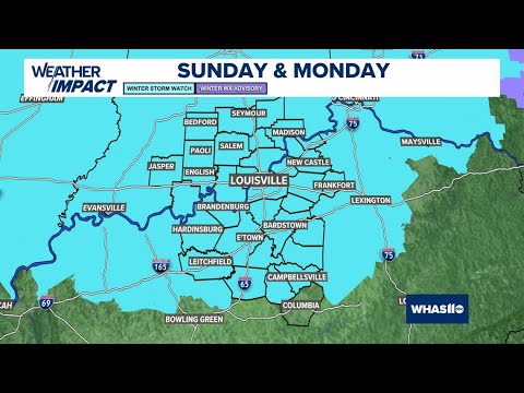 WATCH LIVE: Winter Storm Watch in effect starting Sunday - YouTube