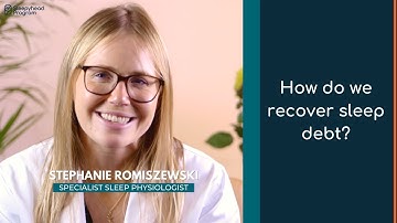 How to recover sleep lost — with sleep specialist Stephanie Romiszewski