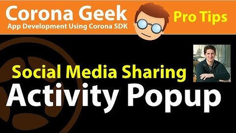 Hangout #152 - Social Sharing Pro Tips - Activity Popup - Tip #1
