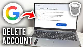 How To Delete Google Account On PC or Laptop - Tutorial