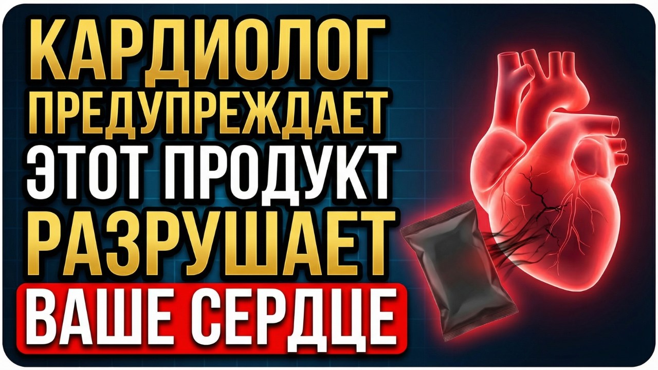 Кардиолог ПРЕДУПРЕЖДАЕТ: Этот ОБЫЧНЫЙ Продукт РАЗРУШАЕТ Ваше Сердце Тихо и Незаметно