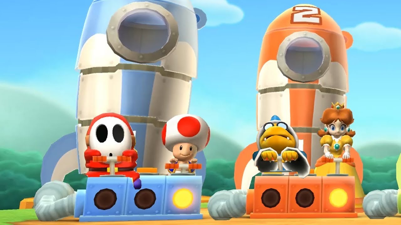 Mario Party 9 Step It Up( Master Difficulty) Magikoopa vs Toad vs Daisy vs ShyGuy