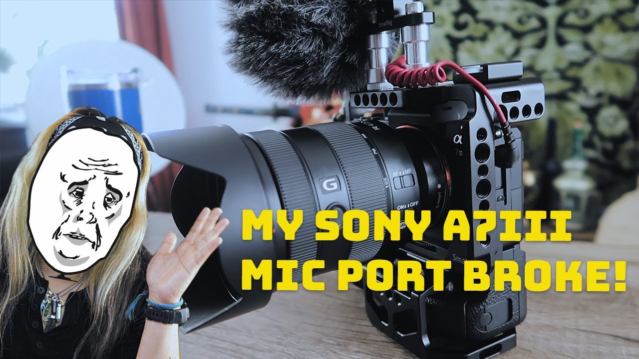 My Sony A7III Mic Port Broke YouTube