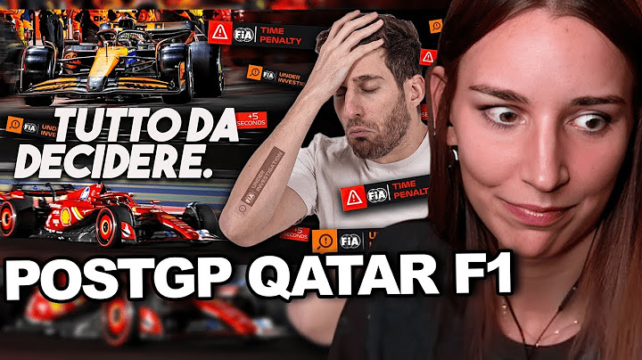vktrj reacta a CAOS PENALITA' - NORRIS POLLO - ANCORA TUTTO APERTO - POSTGP QATAR
