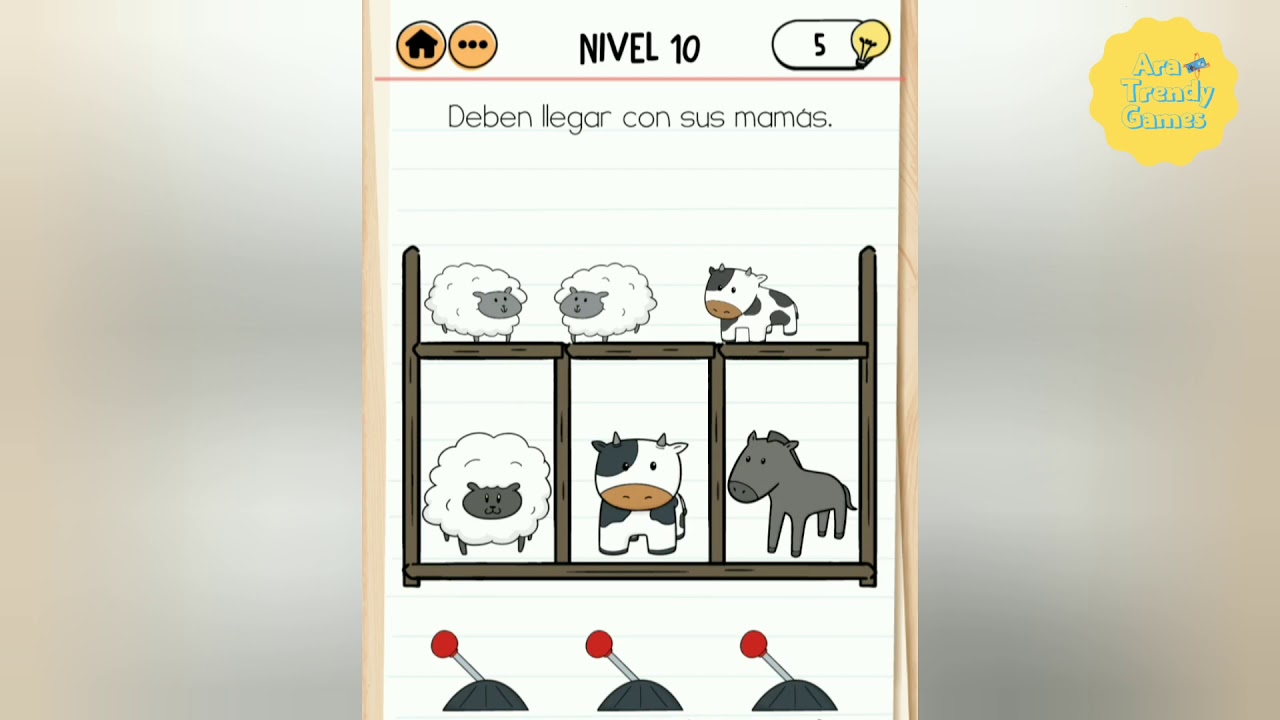 Brain Test 2: Tricky Stories - La Granja De Emilia Nivel 10 Walkthrough