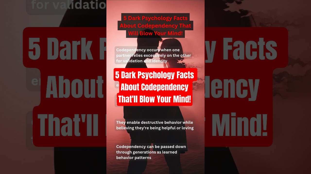 5 Dark Psychology Facts About Codependency That'll Blow Your Mind! 