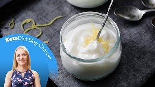 5 Ingredient Keto Lemon Mousse
