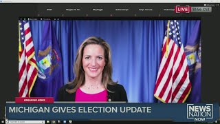 Michigan Secretary of State gives ballot-counting update