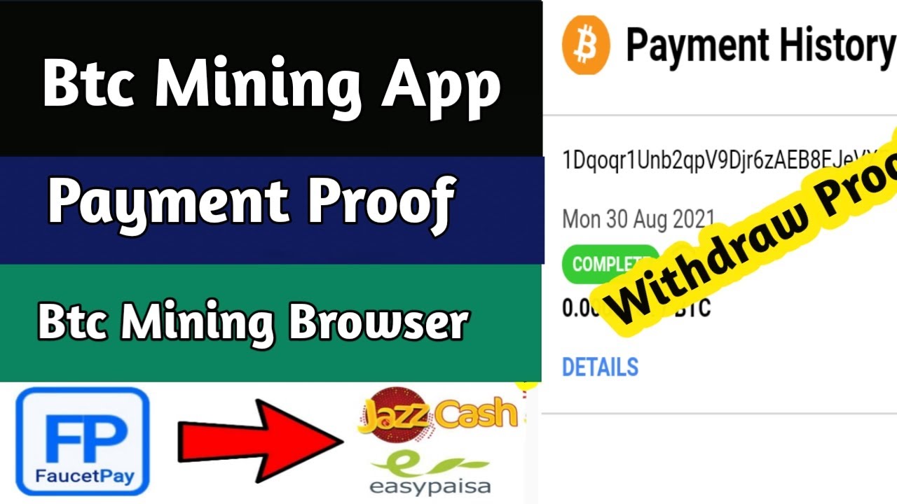 Btc Mining App Payment Proof|Without Investment|Btc Mining Browser/CryptoTab Pro Withdraw Proof