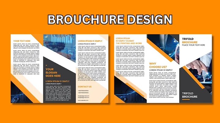 Trifold creative brochure design ideas