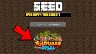 Das ist der YOUTUBER INSEL SEED in Minecraft!