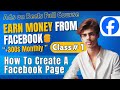 How To Create a Facebook USA Page For Ads on Reel #earnogram
