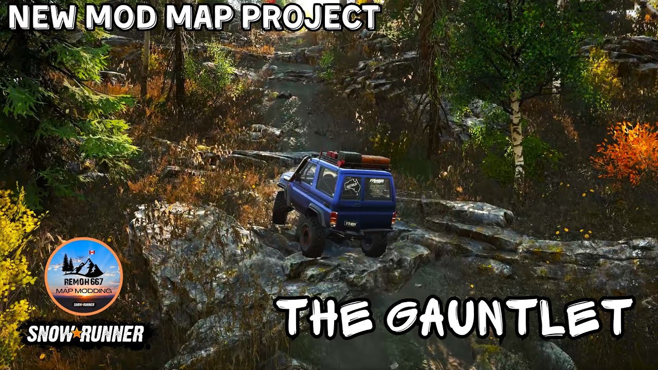 Snowrunner - New Mod Map Project - The Gaunlet - YouTube