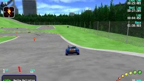 Re-Volt Custom Track Short GP by QJN ,12 Cars 8 Laps & Pickups!