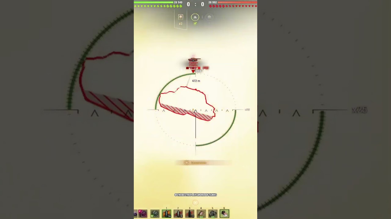 FV4005 Stage II - Blind shot 