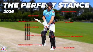 The SECRET to a PERFECT Cricket Batting STANCE | Everything you NEED to know