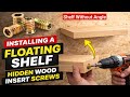 floating shelf for home décor | wall mounted shelf | shelf without angle