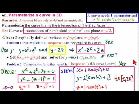 Parameterize a Curve in 3D - Example 2