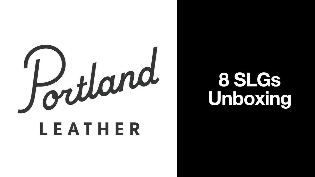 Portland Leather Goods Unboxing - 8 Small Leather Goods