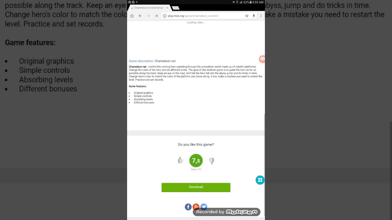How to download chameleon run for free on android 100% working