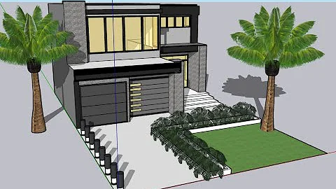 SketchUp Pro Modern House Tutorial
