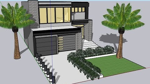 SketchUp Pro Modern House Tutorial