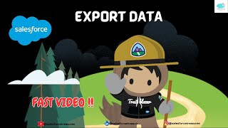 Data Management 🚨✨|Export Data 📛| Fast Video 💯| #trailmix2 #journey2salesforce #trailhead