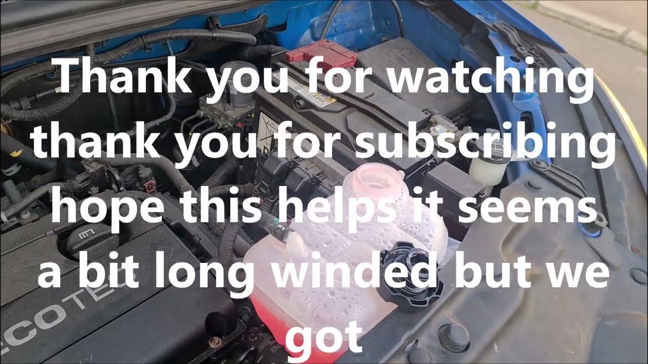 how-to-bleed-your-vauxhall-mokka-cooling-system-youtube