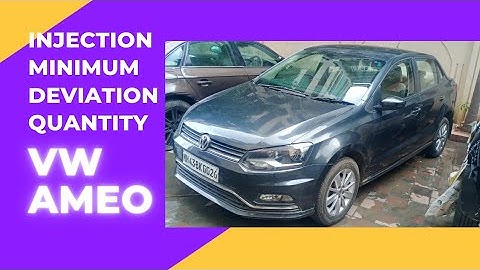 vw ameo knocking sound fixed injector minimum deviation quantity adjust