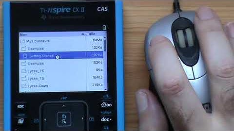 TI-Nspire CX II CAS + USB mouse
