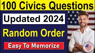 USCIS Official 100 Civics Questions and Answers 2024 for US Citizenship Interview & Test 2024