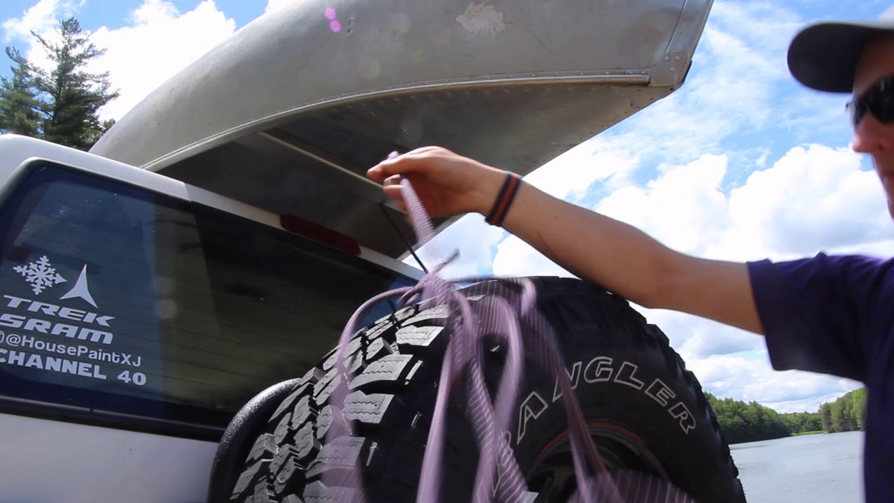 Canoeing tying to car YouTube