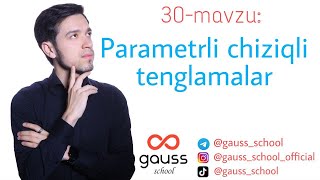 30-mavzu: Parametrli chiziqli tenglamalar