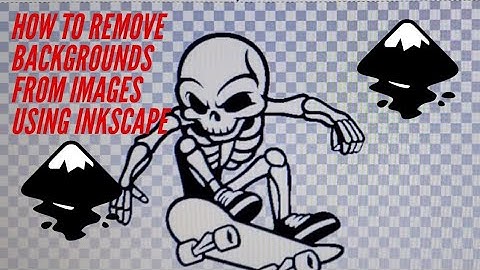 How to remove backgrounds from images using Inkscape