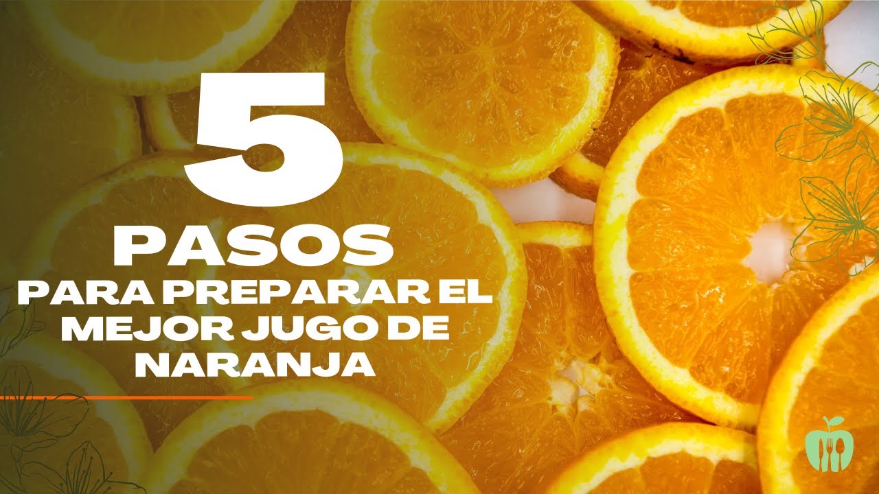 🍊PASOS para PREPARAR el MEJOR JUGO DE NARANJA 2023 #shorts