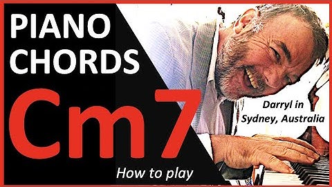 How to play a Cm7 chord on the piano
