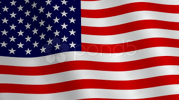 American Flag (loop). Stock Footage