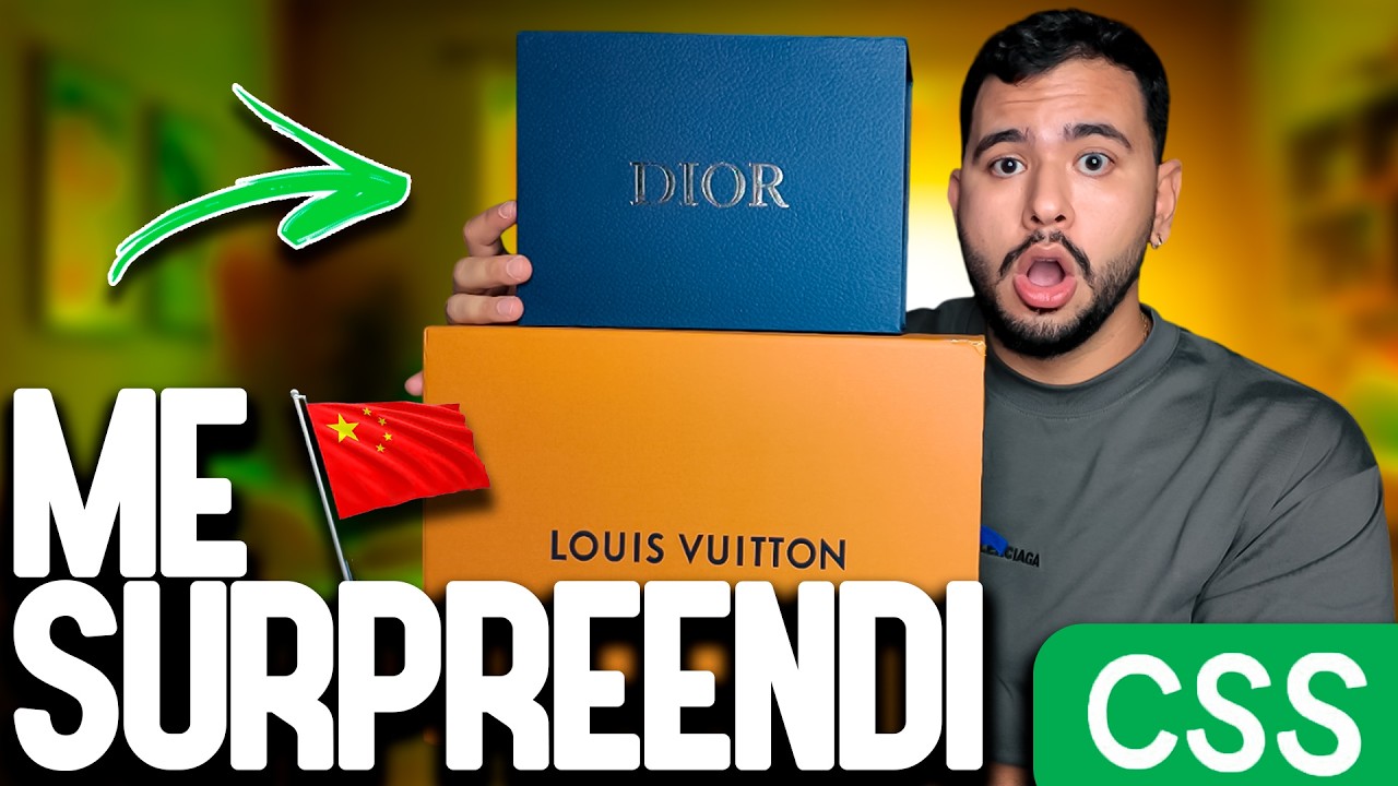 MEGA UNBOXING de produtos de grife da CHINA com o CSSBUY