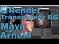 How To Render A Transparent Background In Maya With Arnold 