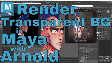 How to Render a Transparent Background In Maya with Arnold