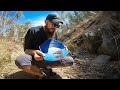 Panning for gold with no water how to dry pan