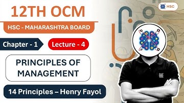 Lecture 4 – Hanry Fayol