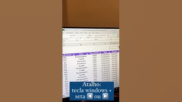 DUAS TELAS no Excel #shorts