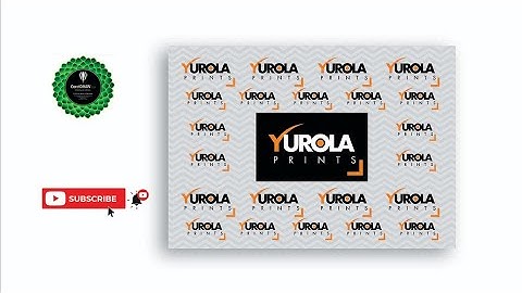 Nigerian Backdrop Design with CorelDraw 2020