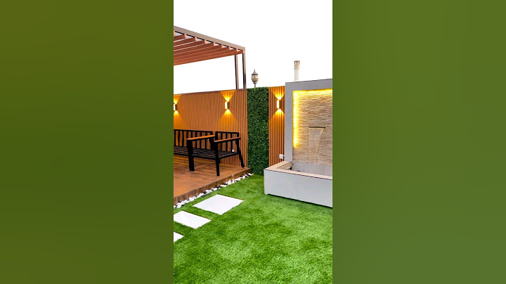 إبداع وتميّز في تحويل السطح الي جلسة خارجية فائقه الجمال 📞0566138200 - ديكورات بديل خشب - شلال -مظلة