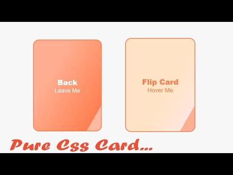 PURE CSS CARD USING HTML CSS |@pinkweb0
