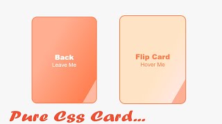 PURE CSS CARD USING HTML CSS |@pinkweb0