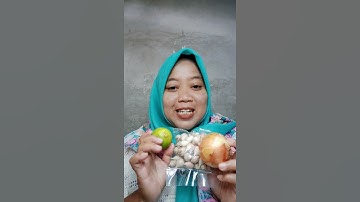 JUS BAWANG PUTIH TUNGGAL, BAWANG BOMBAI & JERUK NIPIS  , #Short